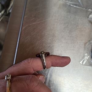 Silpada Sterling Silver & Carnelian Ring